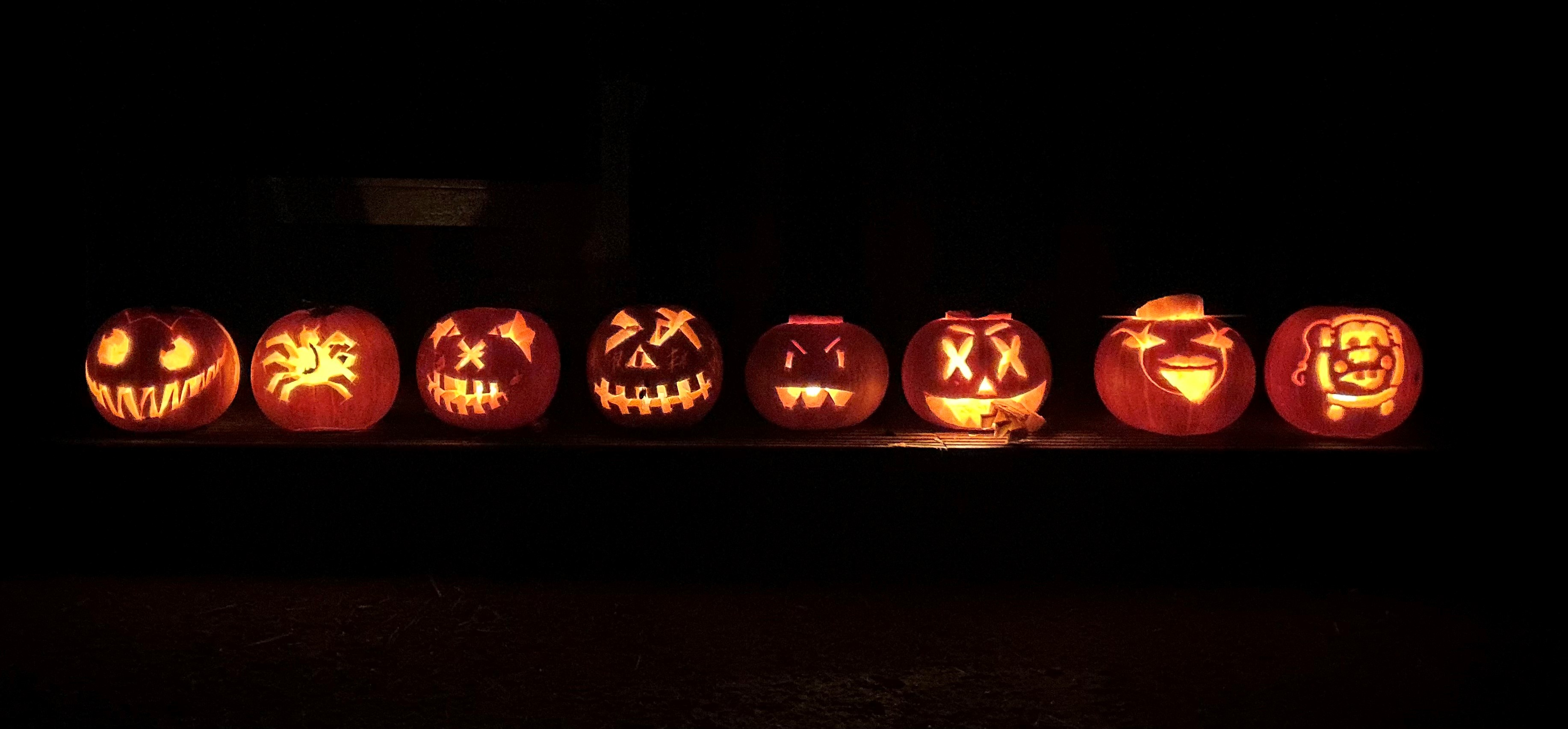 The teams pumpkins! 