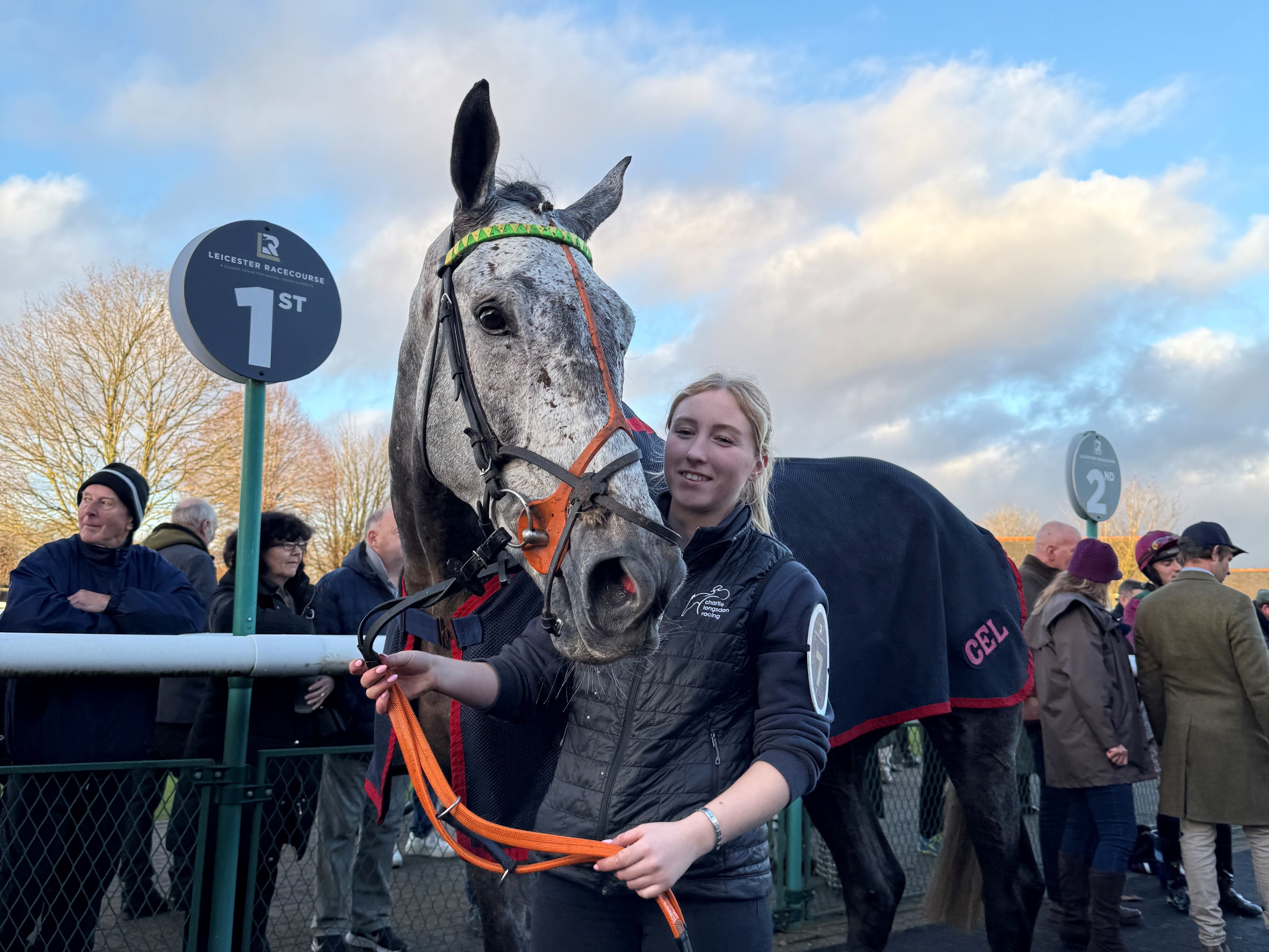 Jumper Madrik in the winners enclosure