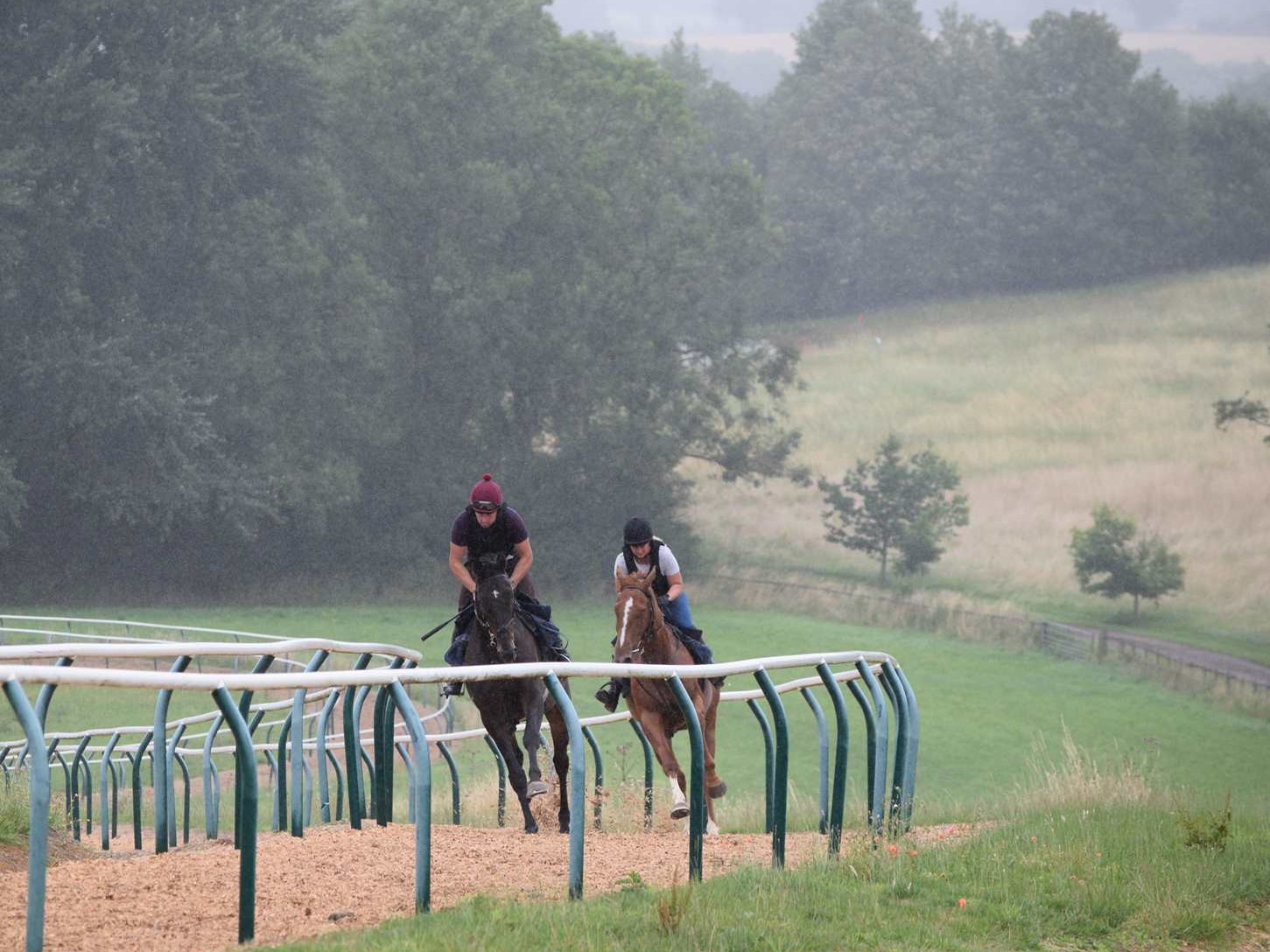 Lisdoonvarna Lad & Present Endeavour in the rain